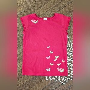 Gymboree Flutter Sleeve Butterfly Top Size 9